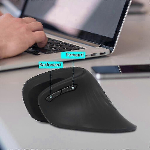 (Black) 2.4g Ergonomic Optical Wireless Vertical Mouse Wireless Computer Gaming Mouse,zxl 2
