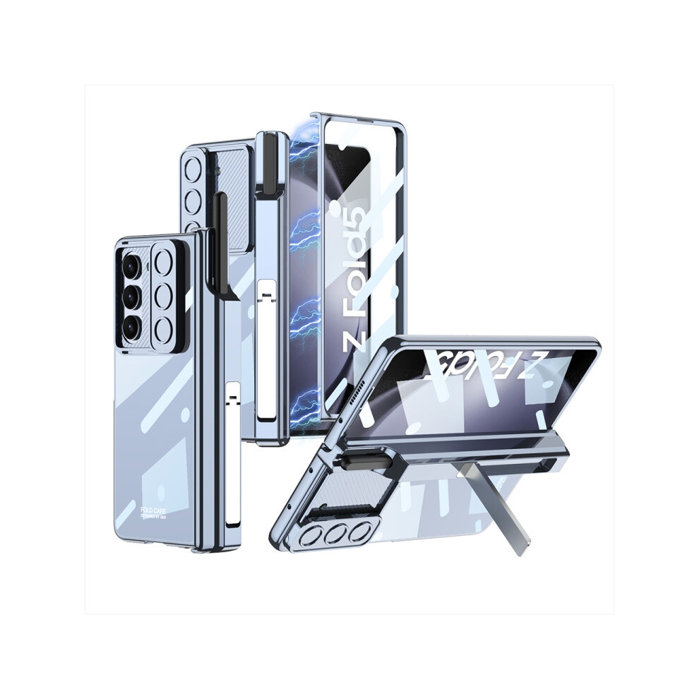 Gkk Integrated Case And Screen Protector Compatible Gift Samsung Galaxy Z Fold5 5G With Phantom Sliding Window And Folding Hinge, Featuring A Pen Slo 5941651208740