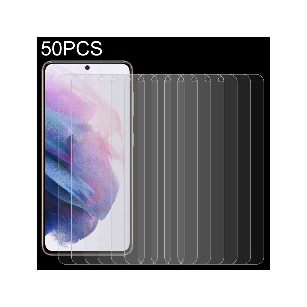 50 Pcs 0.18Mm 9H 2.5D Tempered Glass Fingerprint Unlock Film Compatible Gift Samsung Galaxy S21+ 5G:for Samsung Galaxy S21+ 5G (50 Pcs) 4574221284106