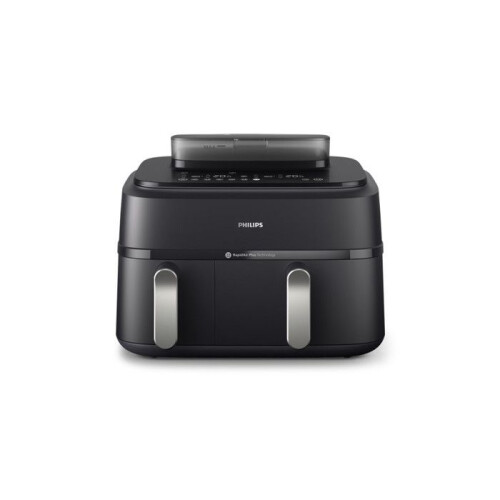 Philips Friggitrice senza olio Philips NA551/00 5000 Series - doppio cestello, 9 l, nera
