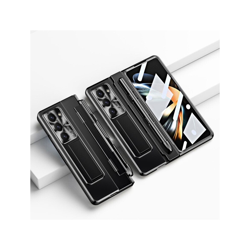 Compatible Gift Samsung Galaxy Z Fold5 5G Armor Series Integrated Folding Hinge Phone Case With Stylus (Black):For Samsung Galaxy Z Fold5 5G Gold 7682067334668