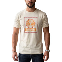 (Light Beige, L) Timberland Mens T Shirts Tree Print Summer Top