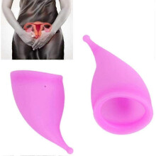 Menstrual Cup Set, Silicone Women Reusable Period Cup Collector Comfortable Lady