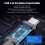 Satellite USB-C zu DC-Stromkabel 10 m 20 V 5 A 3