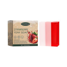 Strawberry flavored soap for women's private parts, gentle cleansing, itching and odor rem