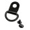 Multipurpose D Rings Eyelet Rivet Clasps Rustproof Metal-Black 1