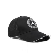 (Black, Adjustable) Mercedes-Benz Men's Outdoor Racing Sports Cap Adjustable Baseball Hat for All Seasons