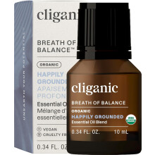 Cliganic Organic Essential Oils Blend - Happily Grounded - Breath of Balance (Packaging May Vary) (Happily Grounded)