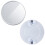 Espejo cosmético LED 80x62cm, luz regulable, control táctil 12