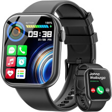 Smart Watch (Answer/Make Calls), 1.85" Fitness Tracker, Smartwatch Heart Rate/Sleep Monitor/Pedometer/Calories, 140+ Sports Modes