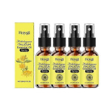 (4) 1-5x Organic-Helichrysum Italicum Essential-Oil Spray, Natural Helichrysum Italicum Extract for Anti-Aging Repair, for Daily Skincare Routine 30ml