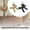 Modern Bowknot Shape Drawer Door Pulls Metal Handles Home-Black 3