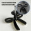 Modern Bowknot Shape Drawer Door Pulls Metal Handles Home-Black 7