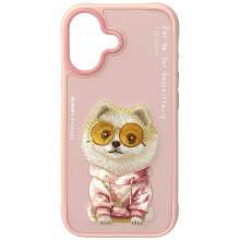 Nimmy Glass Cool Dog Case with MagSafe for iPhone 17 6.3" Pink - N-YJ-IP17-031