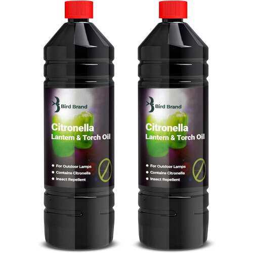 Insect Repelling Citronella Lamp Lantern 2x1L