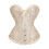 Retro Corset Undergarment Overbust Design-M champagne gold 1