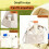 Milk Powder Dispenser Stackable Design-Transparent tube B 50ml 5