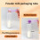Travel Size Baby Formula Organizer-Transparent black B 100ml 6