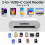  USB C SD Card Reader, Type C Card Reader with Dual Slot Memory Card Reader Trail Camera Viewer USB C to SD Card OTG Adapter 4