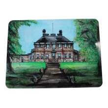 Kimberly Art Hand Painted Watercolour Scottish Landmark Placemat - Haddo House