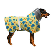 Haustier-Hunde-Regenmantel, geeignet für große,-Gelb XL