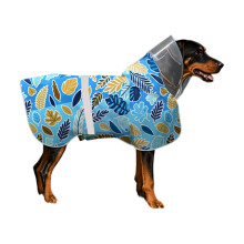 Manteau imperméable pour animaux de compagnie,-Bleu XXL