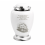 Adult Ashes Cremation Urn with Train Engraving White 1