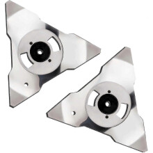 2er-Pack Ersatzmesser für Robomow Mähroboter RS TS MS RC TC MC Modelle Edelstahl--(LL)
