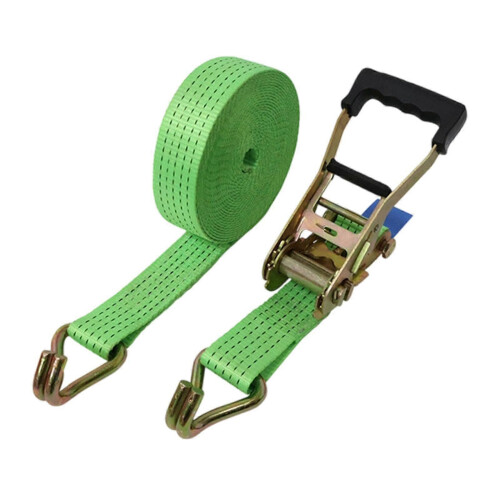 Green Ratchet Strap Cargo Strap Premium High Strength Multifunctional Tie Downs for
