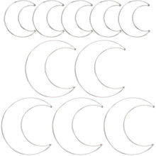 Large Metal Moon Dreamcatchers Wall Decor Set of 10 Boho Bedroom Living Room Hanging Art