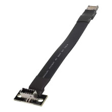 USB 3.2 Gen 2 Typ E Stecker auf Buchse 20-Pin Adapter Frontplatten-Verlängerungskabel