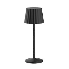 Black 3w Led Desk Lamp Cordless Desk Lamp 2000mah Rechargeable Portable Desk Lamp Bedroom Decorati