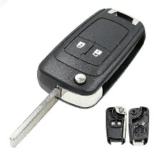 2 Button Folding Key Housing Replacement for Opel Astra J Corsa E Cascade Zafira Karl