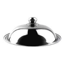 32cm Replacement Pot Pan Lid Metal Stainless Steel with Knob Handle Round Cookware