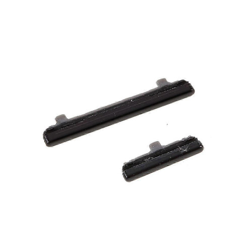 Replacement Side Button Set compatible with Samsung Galaxy S20 G980 S20 Plus G985 Volume Power Keys Black