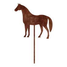 Horse Garden Stake Backyard Outdoor Pathway Lawn Plaque Patio Horse Decor