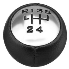Pommeau de levier de vitesses en cuir PU à 5 rapports pour BMW 307, 3008, 407, 5008, 807, C3, C4 et C8.