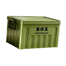 Green Lidded Storage Bin Car Trunk Organizer Space Saving Storage Box with Lid