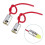 2 PCS BA9S Bulb Socket Holder Base Wire Connector compatible with LED Light Lamp Replacement 1