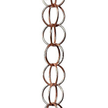 Steel Leaf Rain Chain Garden Gift Mom Gutters Rain Catcher