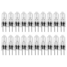 20er-Pack G4-Halogenlampen 12V 20W Warmweiß, kompatibel mit Leuchten und Lampen