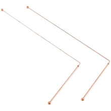 Copper Dowsing Rods 999 Pure Copper 2pcs Divining Rods Energy Water Witching Detector