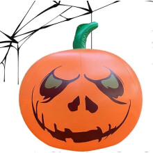 Halloween Inflatable Decoration for Outdoor Pool 6FT Giant Spider with LED Lights Waterproof