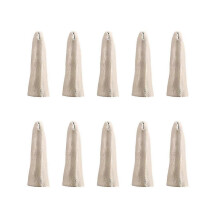 Leather Finger Protector Finger Thimble Guards Toolscreamywhite