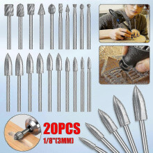 Jeu de forets à graver et à sculpter le bois pour outil rotatif Dremel