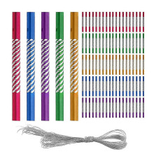100pcs Diy Wind Chim Hollow Wind Spinners Tube Wind Chime