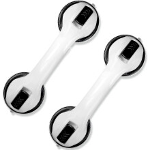 Set van 2 stuks 30 cm badkamerhandgrepen/douchegrepen met sterke zuignappen