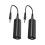 Ground Loop Isolator Noise Filter for Car Audio/Home Stereo,2 PCS Ground Loop Noise Isolator with 3 1