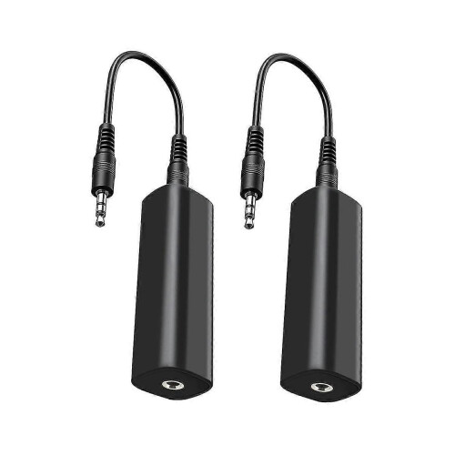 Ground Loop Isolator Noise Filter for Car Audio/Home Stereo,2 PCS Ground Loop Noise Isolator with 3