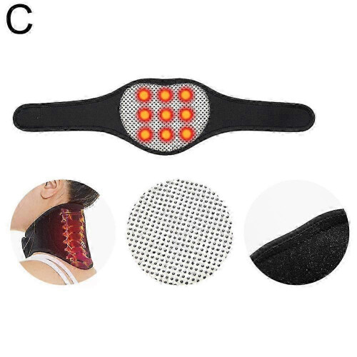 Self Heating Magnetic Neck Brace for Pain Relief Adjustable Support Collar with Heat Therapy 2